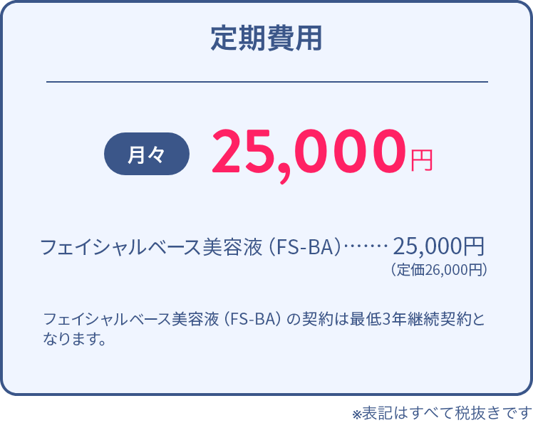 LEDフェイシャル導入の仕組み・契約プラン｜定期費用